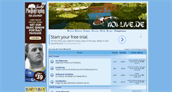 Desktop Screenshot of koi-live.de